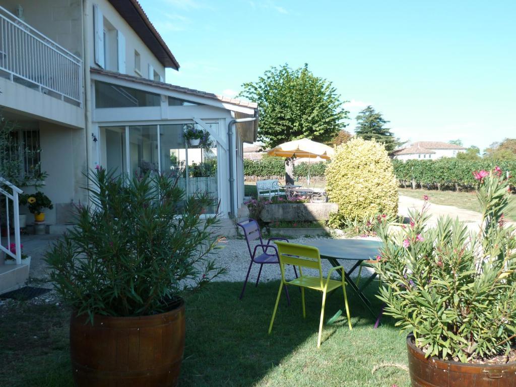 Les Raisins Du Bonheur Bed & Breakfast Puisseguin Dış mekan fotoğraf